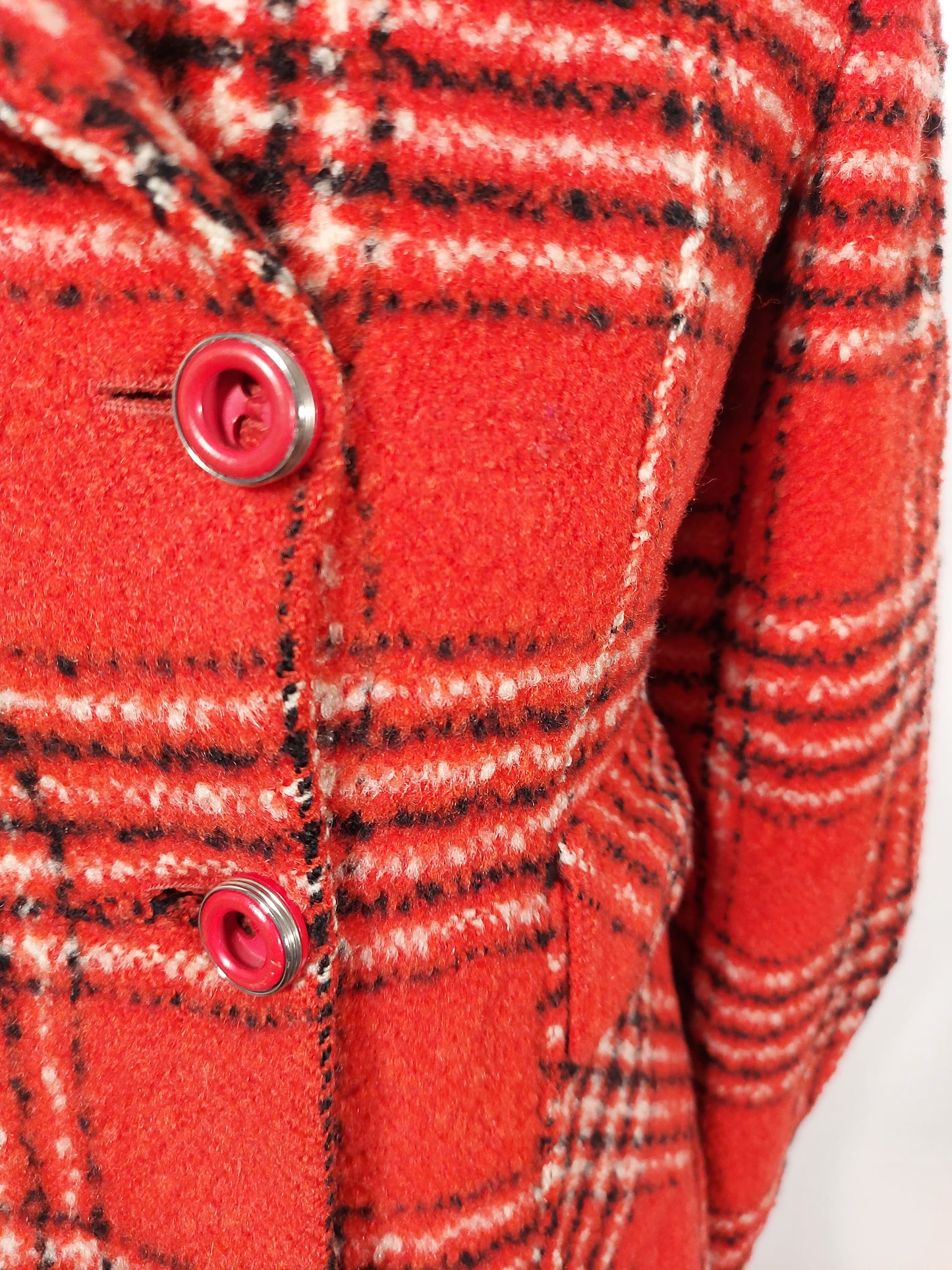 Cappotto tartan anni '60