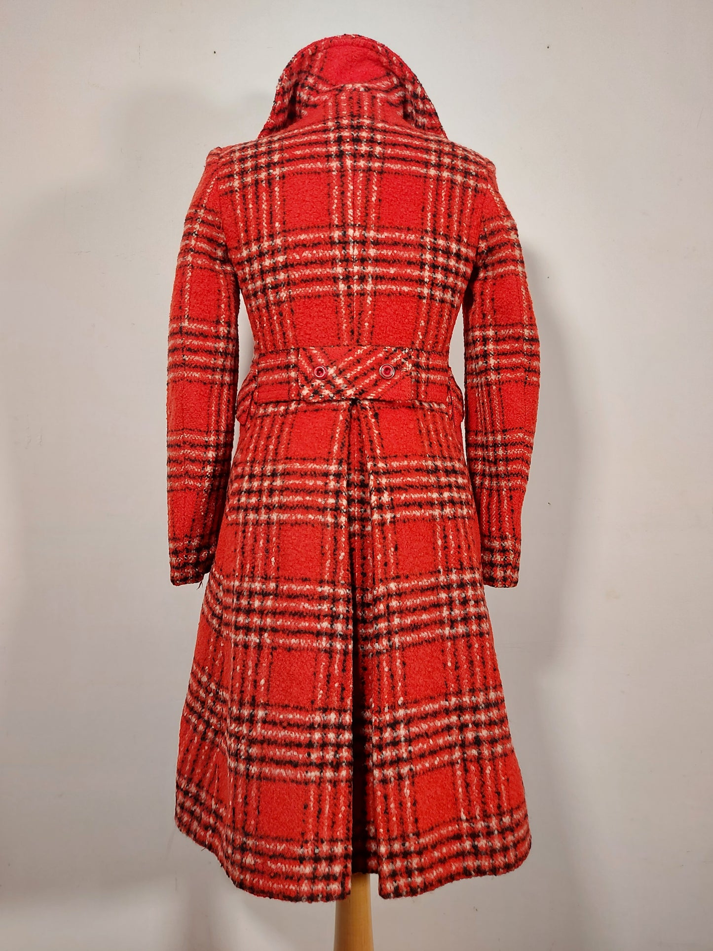 Cappotto tartan anni '60