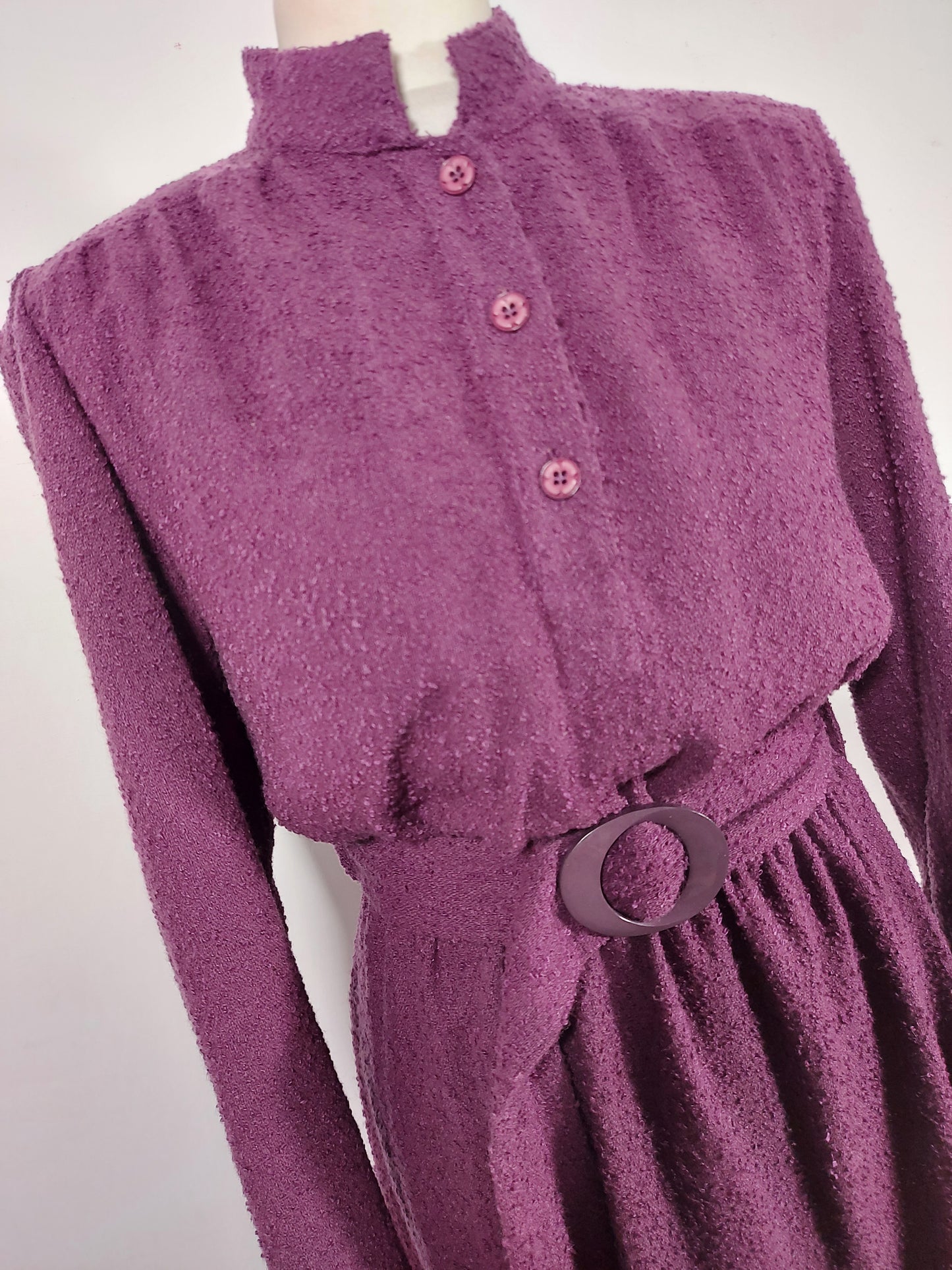 Abito boucle' color violetto