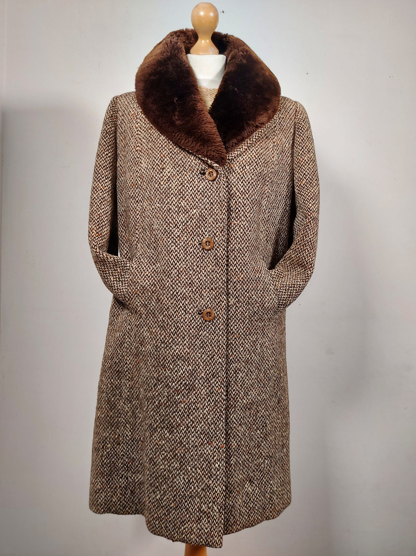 Cappotto tweed anni '60