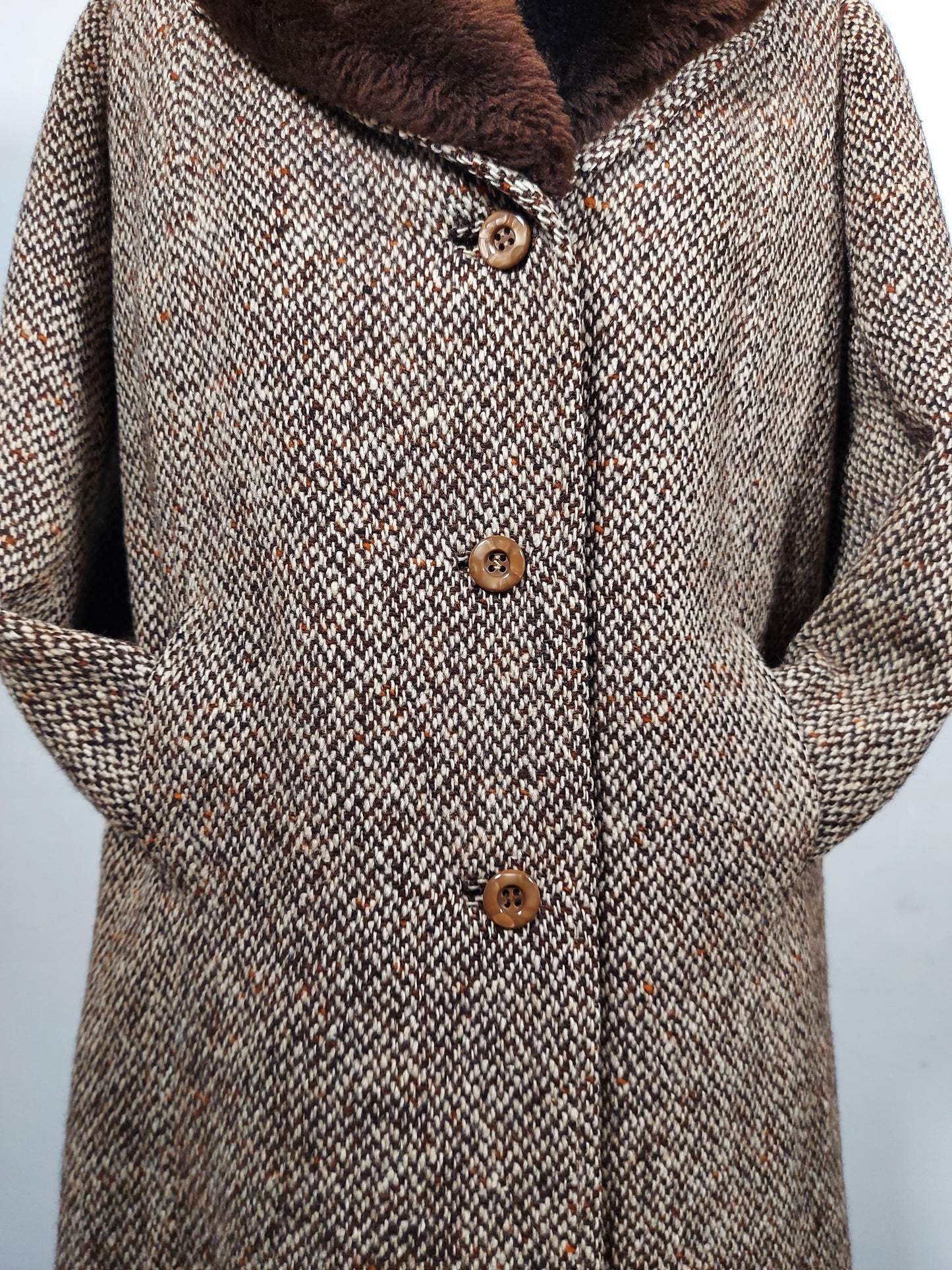 Cappotto tweed anni '60