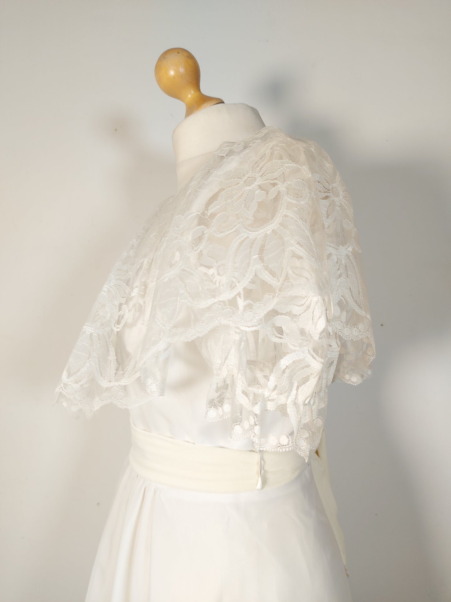 Abito sposa anni '80 bianco