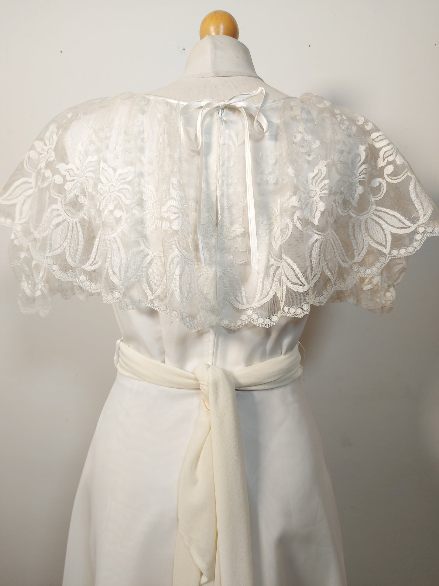 Abito sposa anni '80 bianco